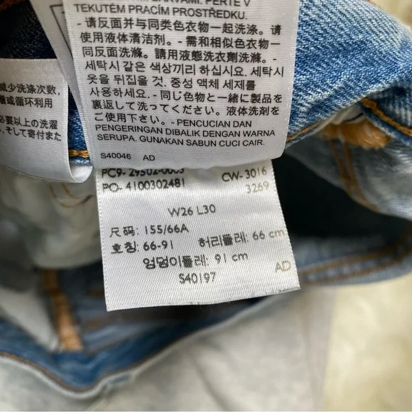 Levi’s 501 straight leg ripped jeans - Picture 9 of 10